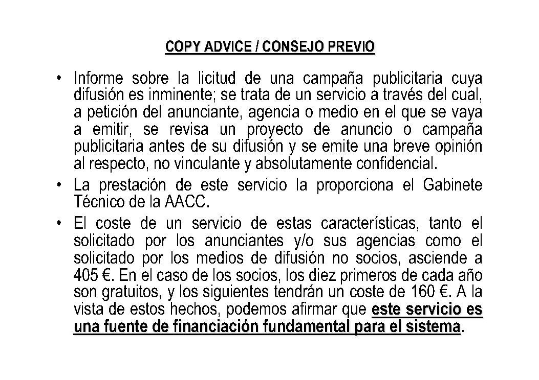  A autorregulación publicitaria en España 